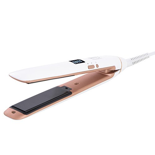 Adler CR 2322 25mm Hair Straightener, White/Rose Gold