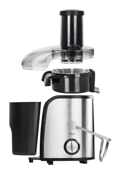 NORDIC HOME CULTURE R&aring;saftscentrifug Juicepress, 800w, silver/svart