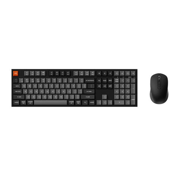 Keychron B36 &amp; BM25 -langaton n&auml;pp&auml;imist&ouml; ja hiiri, musta