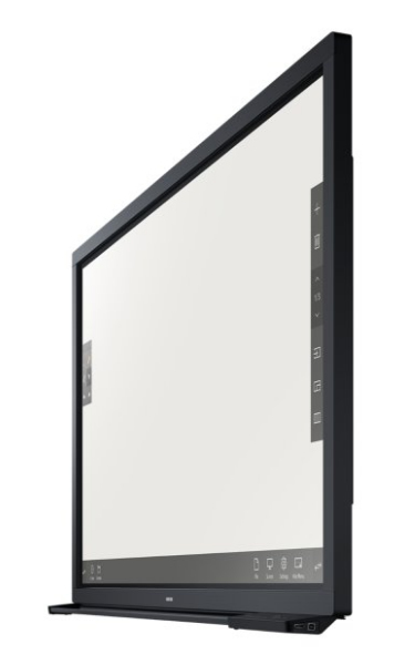 SAMSUNG DM75E-BR 75inch Wide 16:9 All-in-one Touch E-LED 430nits Speakers black VGA DVI 3xHDMI DP 1.2 RS232 RJ45 SSSP Gen.3 8GB