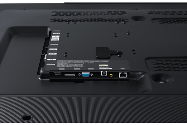 SAMSUNG DM75E-BR 75inch Wide 16:9 All-in-one Touch E-LED 430nits Speakers black VGA DVI 3xHDMI DP 1.2 RS232 RJ45 SSSP Gen.3 8GB