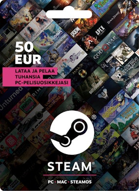 Steam Presentkort 50&euro;