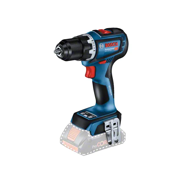 Bosch Cordless Drill GSR 18V-90 C Professional solo, 18V (blue/black, without battery and charger)