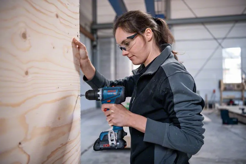 Bosch Cordless Drill GSR 18V-90 C Professional solo, 18V (blue/black, without battery and charger)