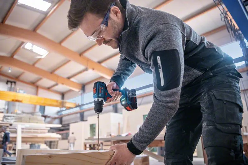 Bosch Cordless Drill GSR 18V-90 C Professional solo, 18V (blue/black, without battery and charger)