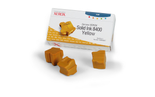 GENUINE XEROX SOLID INK 8400 YELLOW (THREE STICKS)