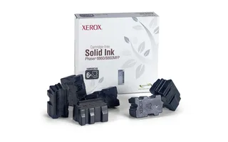 GENUINE XEROX SOLID INK BLACK, PHASER 8860/8860MFP (6 STICKS)