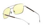 Gunnar Witcher White Wolf - gaming eyewear, Steel/Umber, Amber