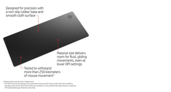 HP Omen Pad 300 XL - gaming mousepad, 900x400 mm, Grey