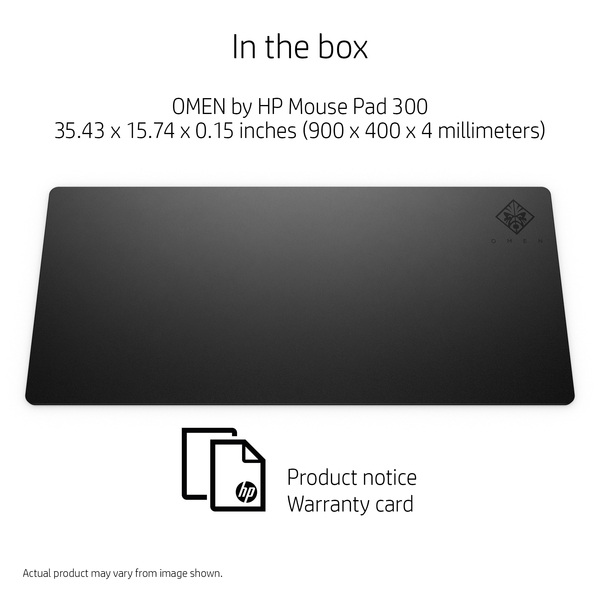 HP Omen Pad 300 XL - gaming mousepad, 900x400 mm, Grey