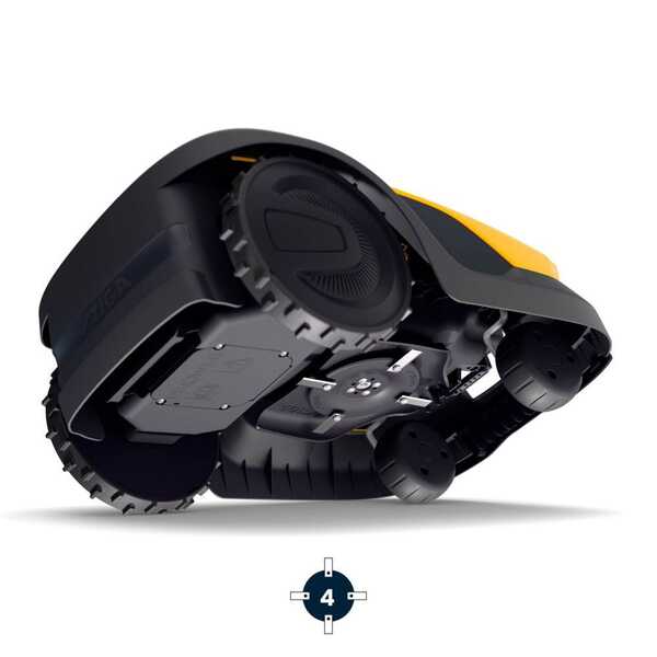 STIGA A 6v, GPS, RTK, 600 m&sup2; -robottiruohonleikkuri