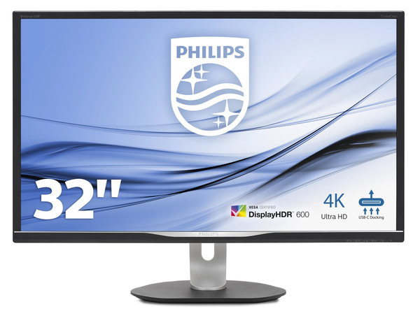 Philips 31.5&quot; 328P6VUBREB, 4K UHD, USB-C, VA - monitor