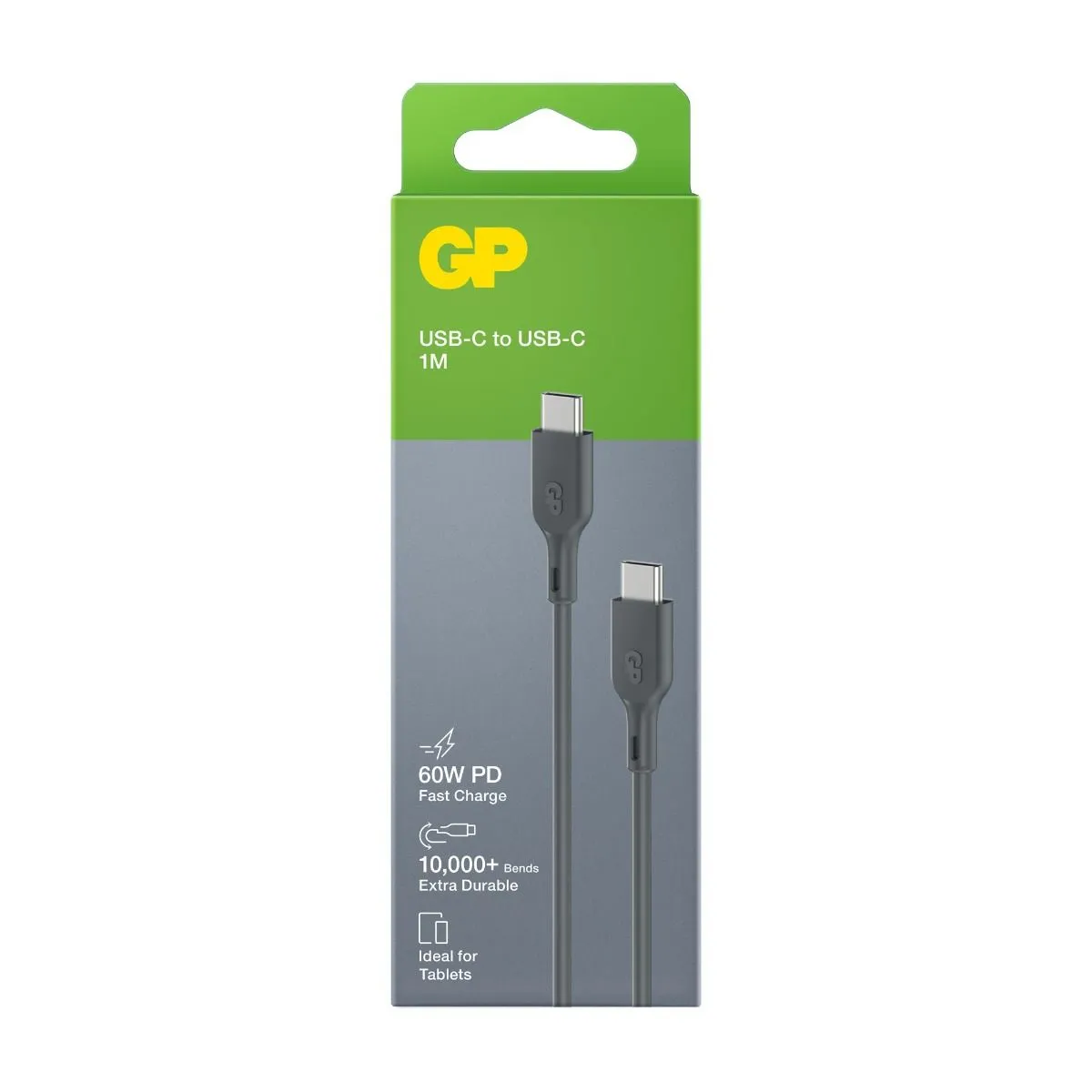 GP Cable USB-C to USB-C 60W CC1P 1m