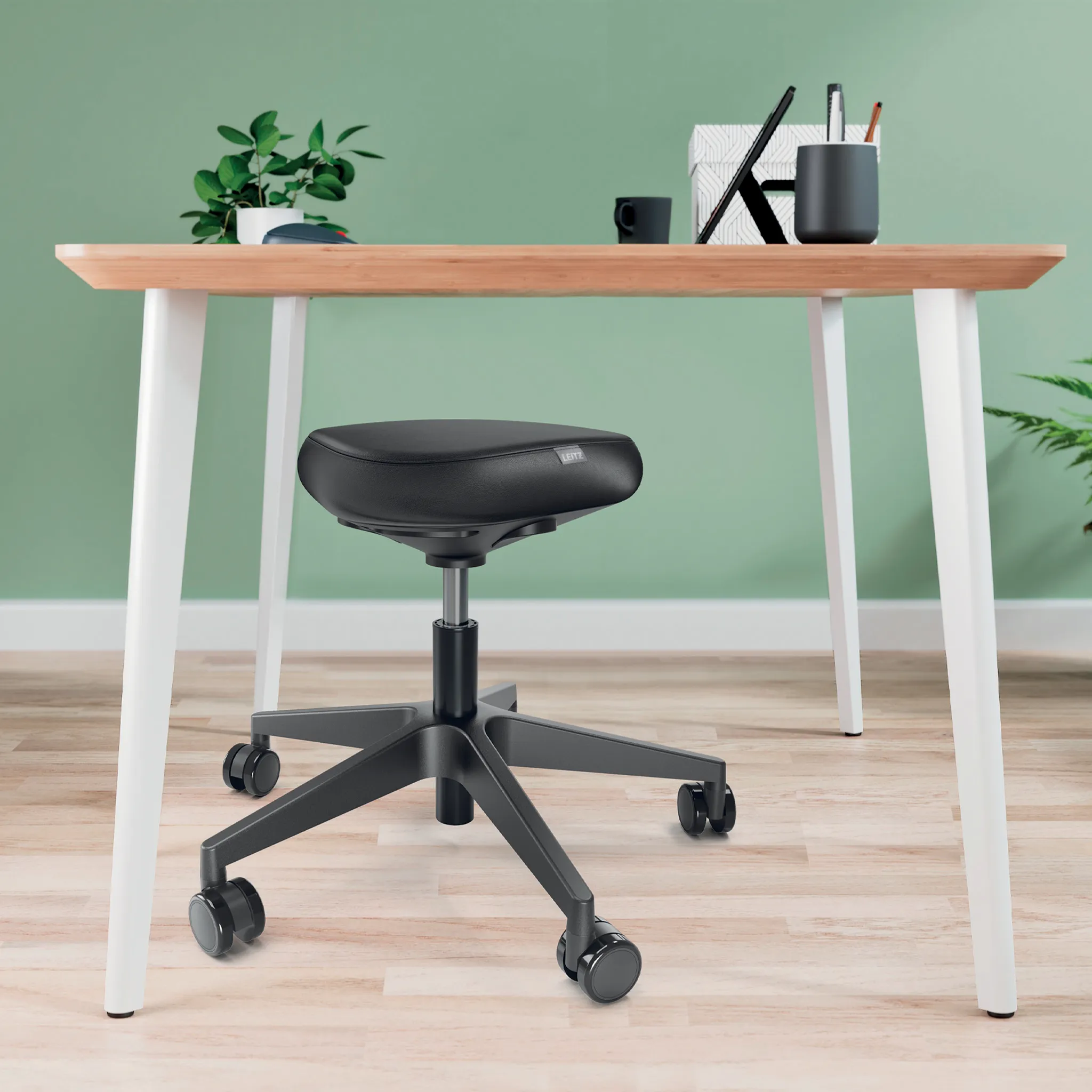 Leitz Ergo wobble - sitting stool, Black