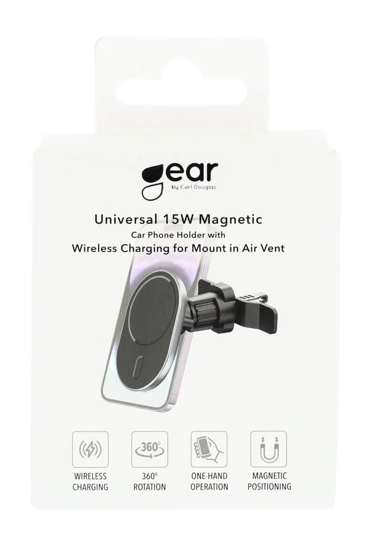 Gear MagSerie Car Phone Holder Ariwent MagSafe Charge 15W Wireless