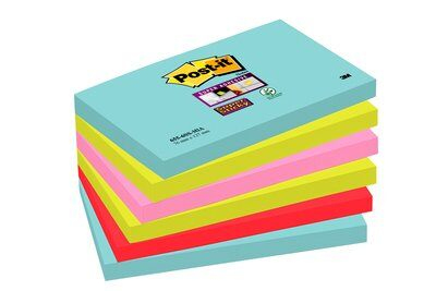 Post-it&reg; Super Sticky Notes Miami 655