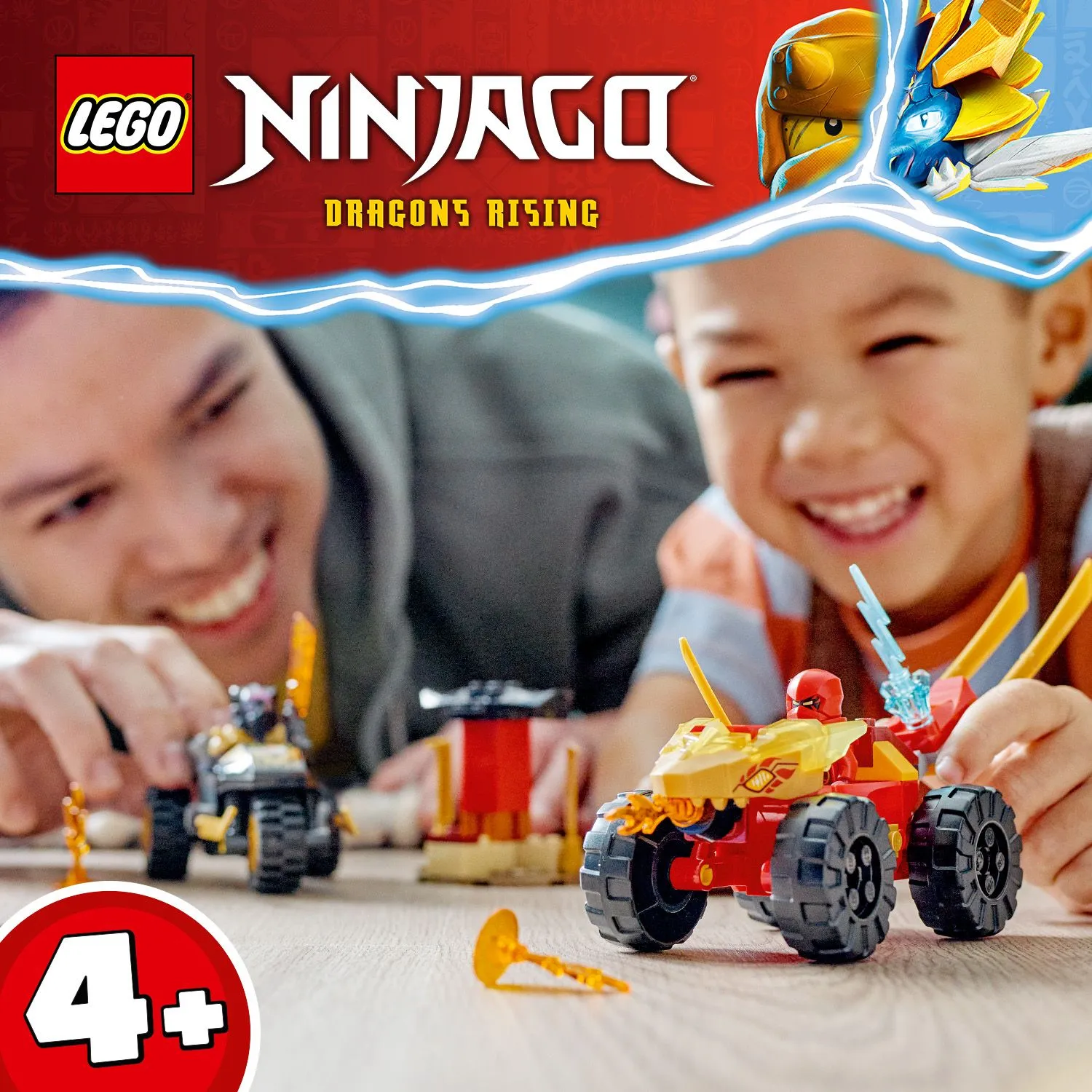 LEGO NINJAGO Kais och Rass bil- och motorcykelstrid 71789