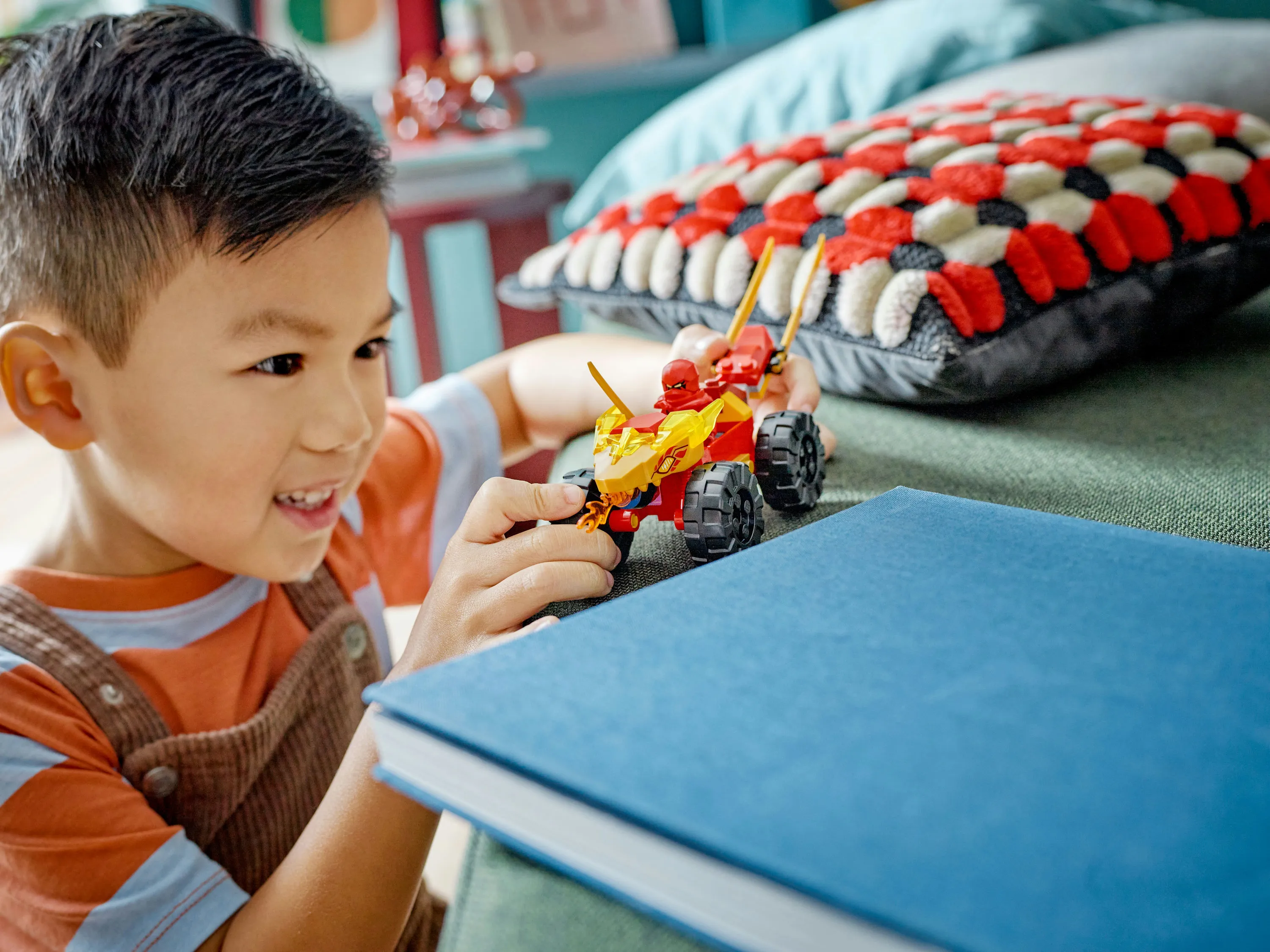 LEGO NINJAGO Kais och Rass bil- och motorcykelstrid 71789