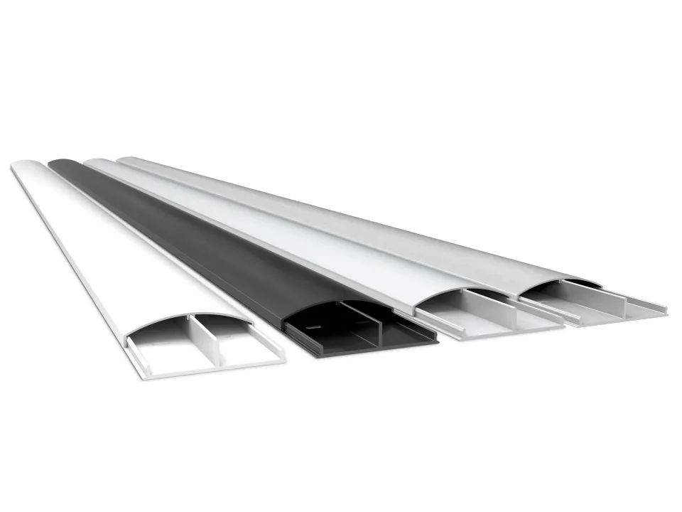 Multibrackets M Universal Cable Cover Super Slim - Kaapelin suojus - 1.1 m - musta