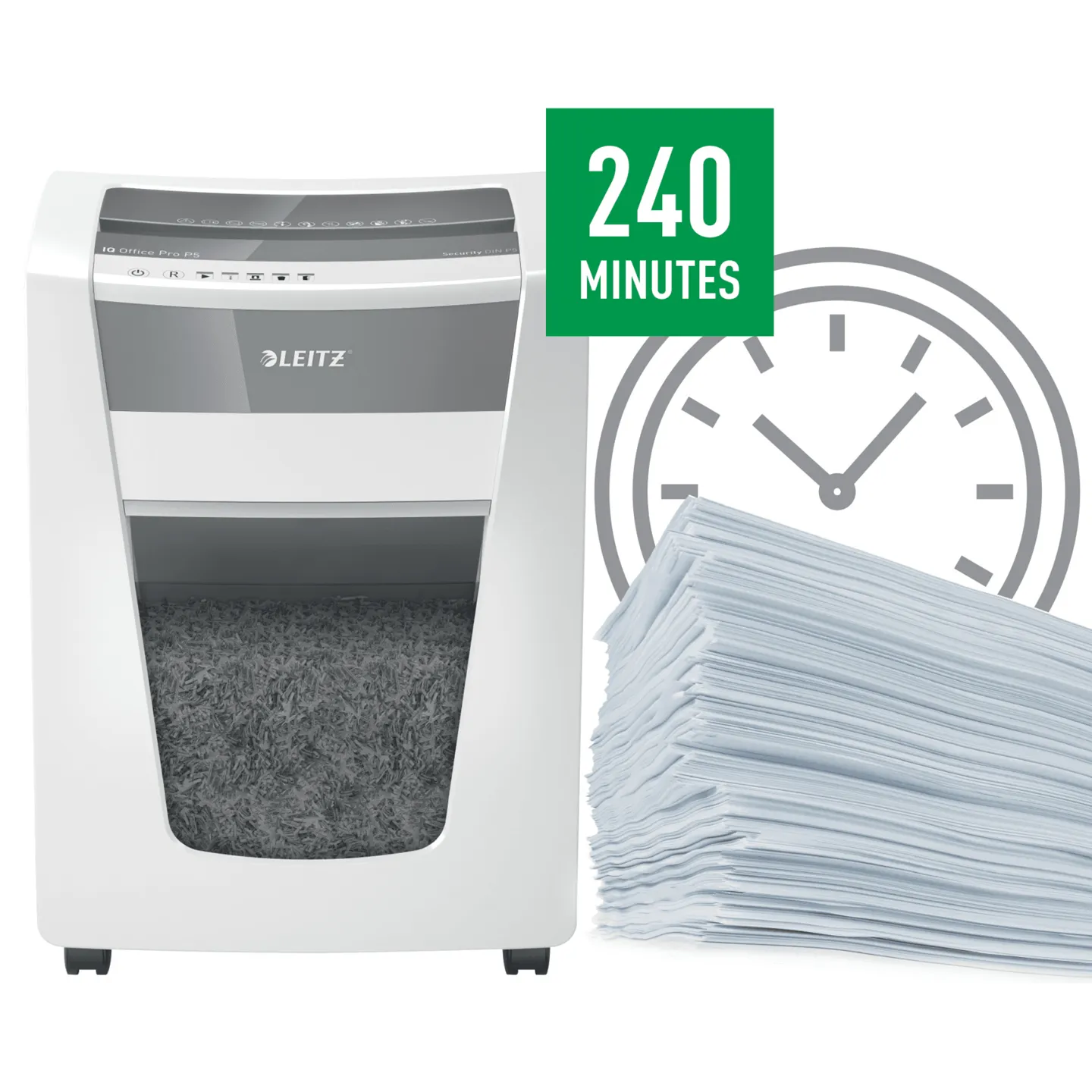Paperintuhooja Leitz IQ Office Pro P5