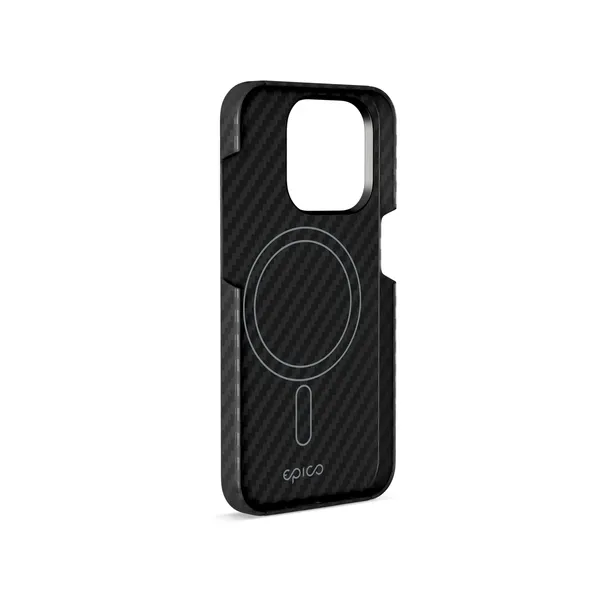 Epico Mag+ Carbon Case for iPhone 15 Pro Max - black