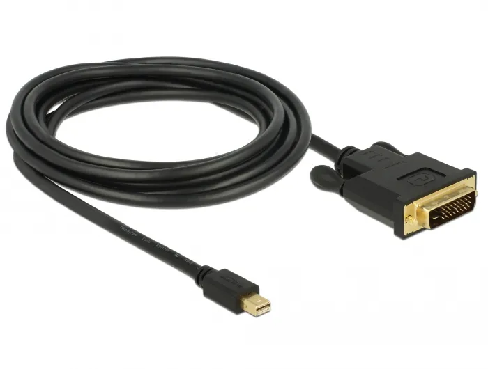 Delock Kabel mini DisplayPort 1.1 Stecker > DVI 24+1 Stecker 3 m