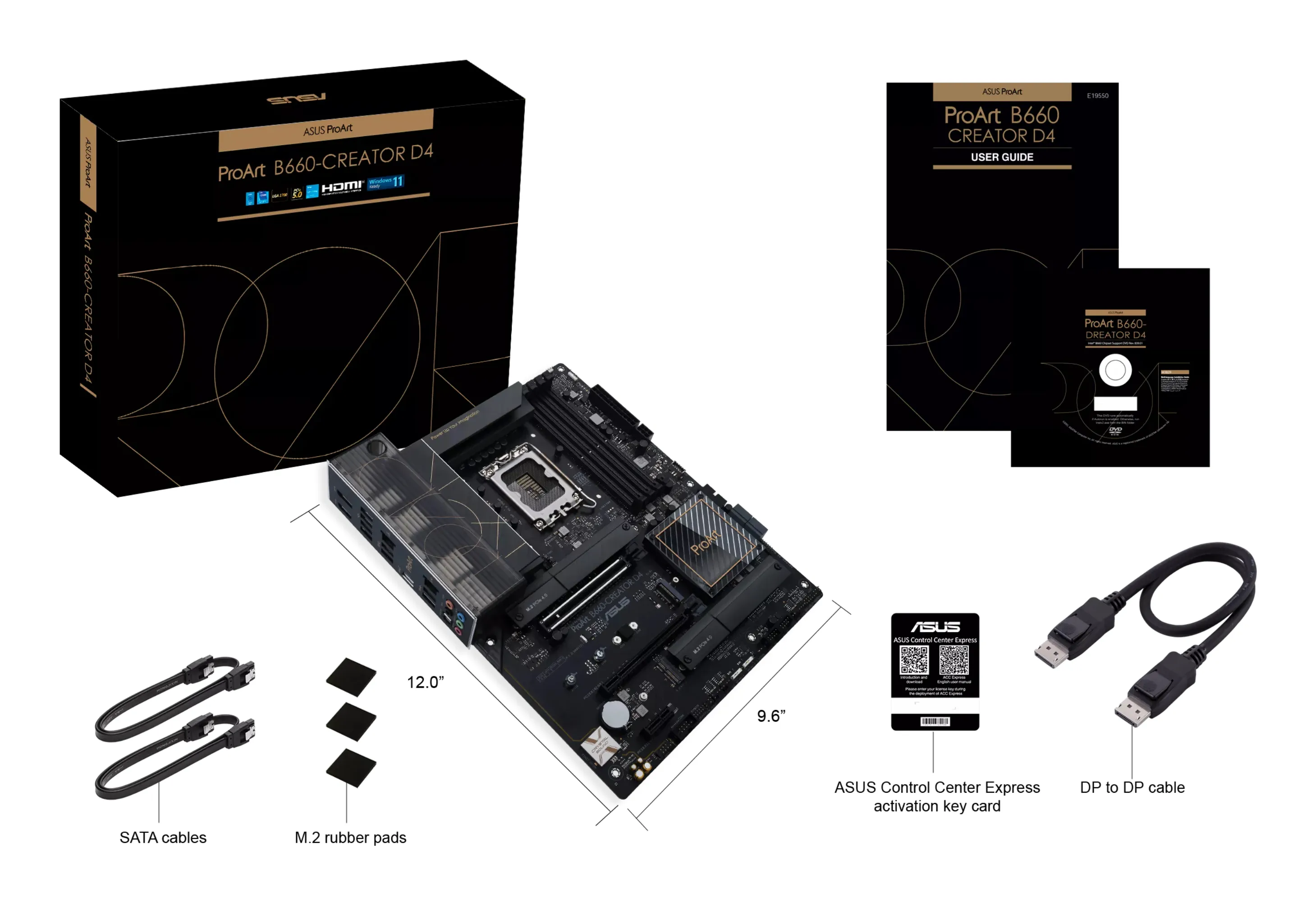 Asus PROART B660-CREATOR D4 ATX - motherboard