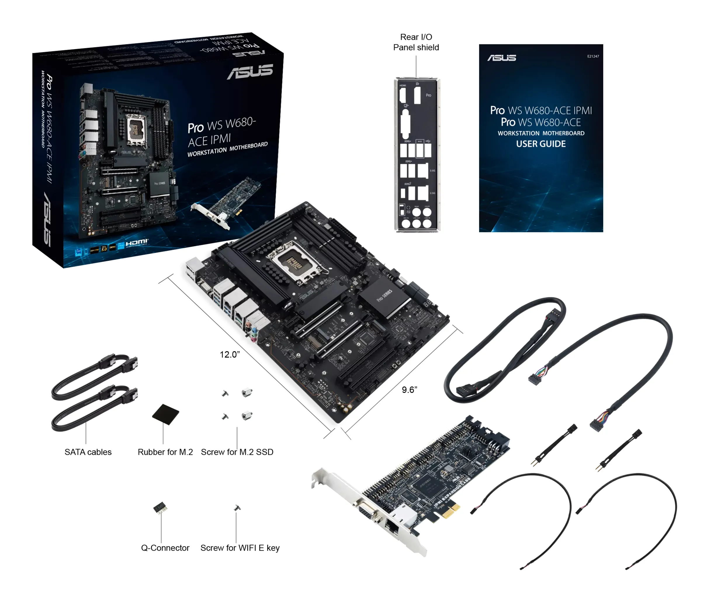 Asus PRO WS W680-ACE IPMI ATX - motherboard
