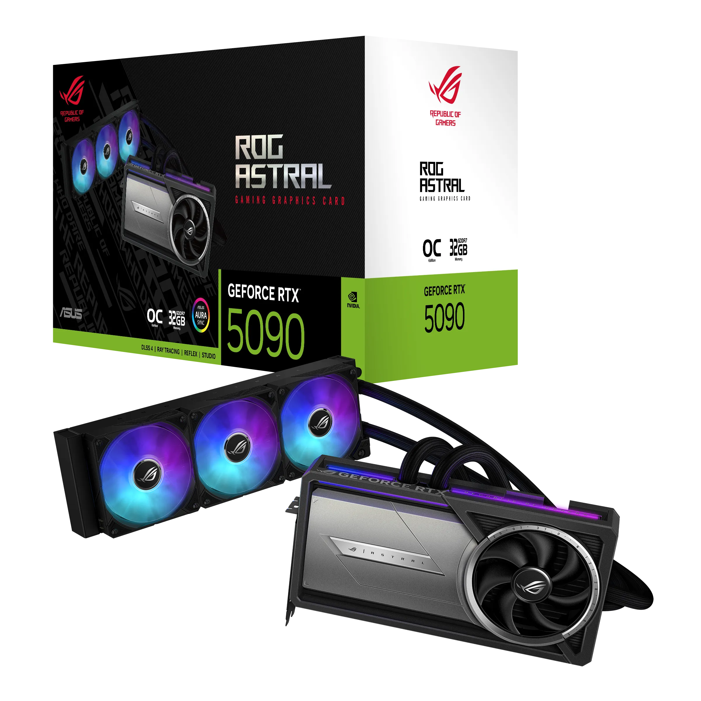 Asus GeForce RTX 5090 32GB GDDR7 ROG Astral LC Gaming - graphics card