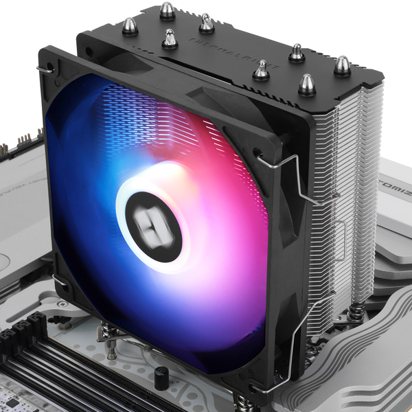 Thermalright Assassin X 120 Refined SE, 120 mm ARGB -prosessorij&auml;&auml;hdytin, musta