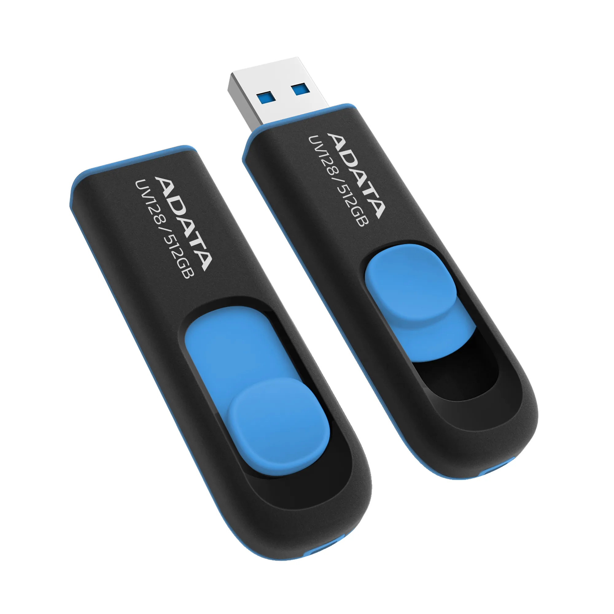 A-DATA UV128 USB 3.2 Gen 1 512GB memory stick, Black/Blue