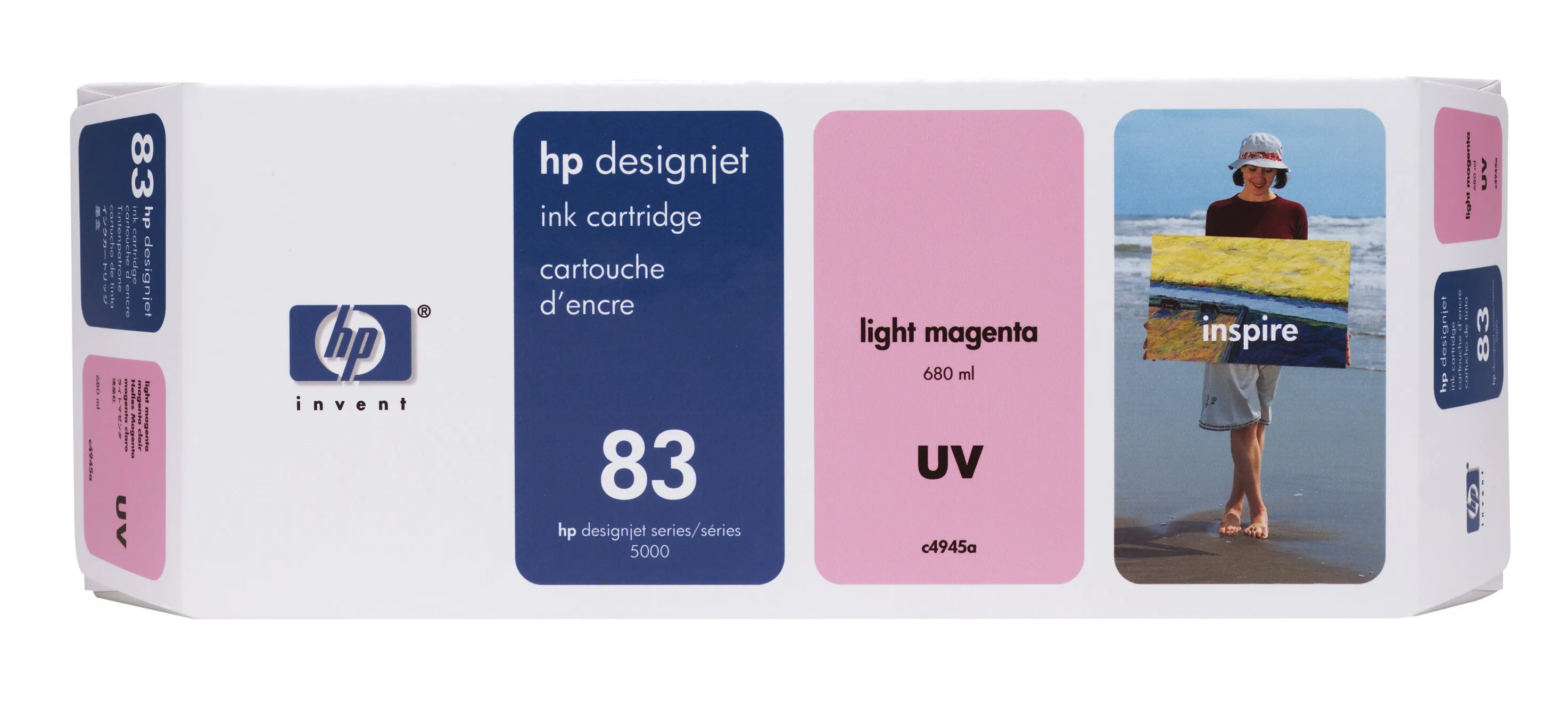 HP No. 83 UV Lt.magenta Ink cartridge 680 ml for DJ 5000
