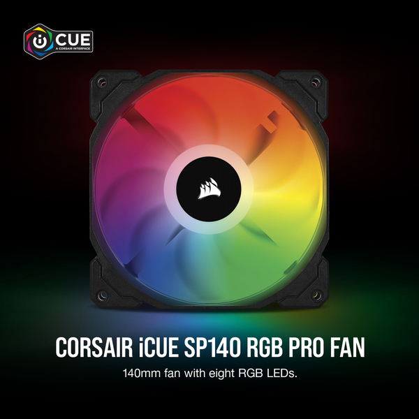 Corsair Fan, SP140 RGB PRO Dual Pack