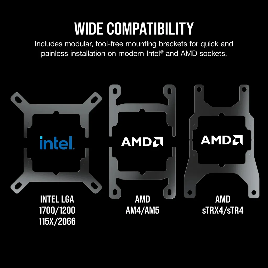 Corsair iCUE H100i Elite RGB White Liquid CPU Cooler