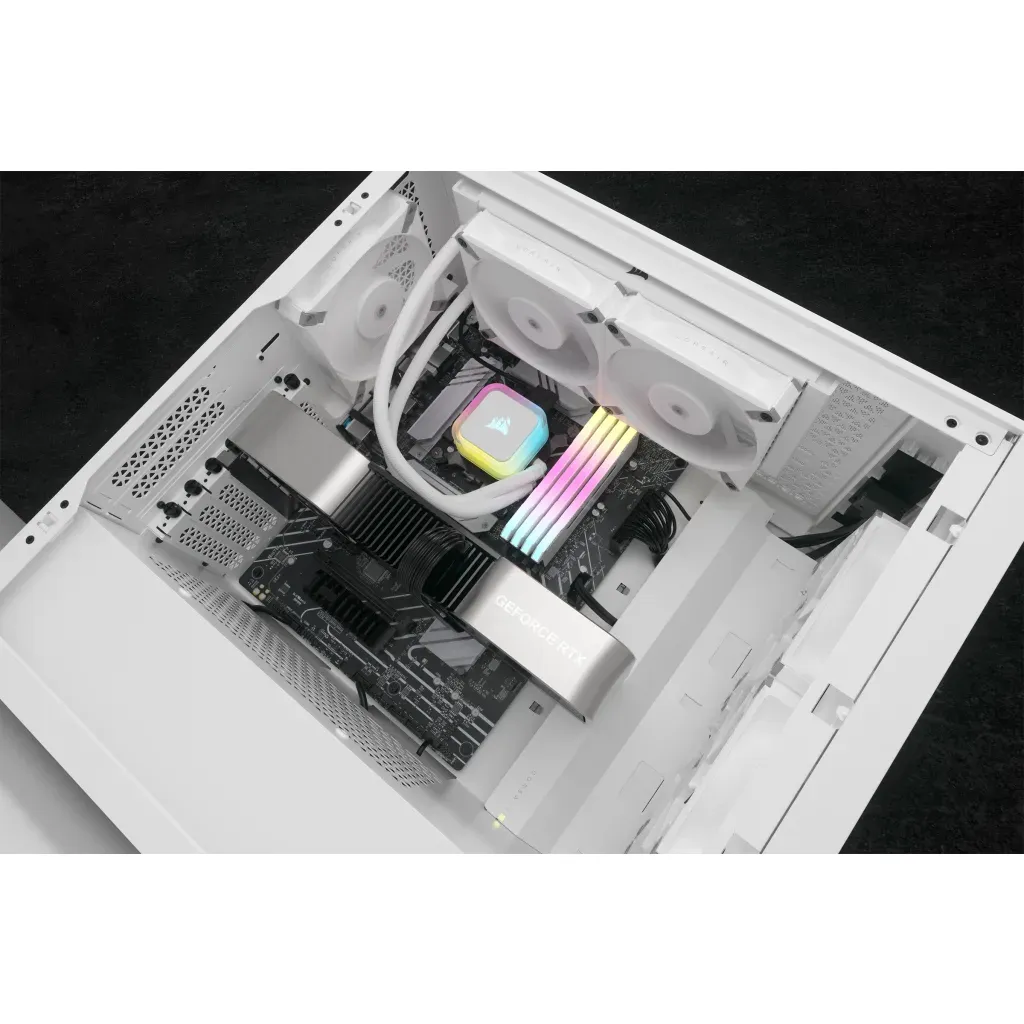 Corsair iCUE H100i Elite RGB White Liquid CPU Cooler
