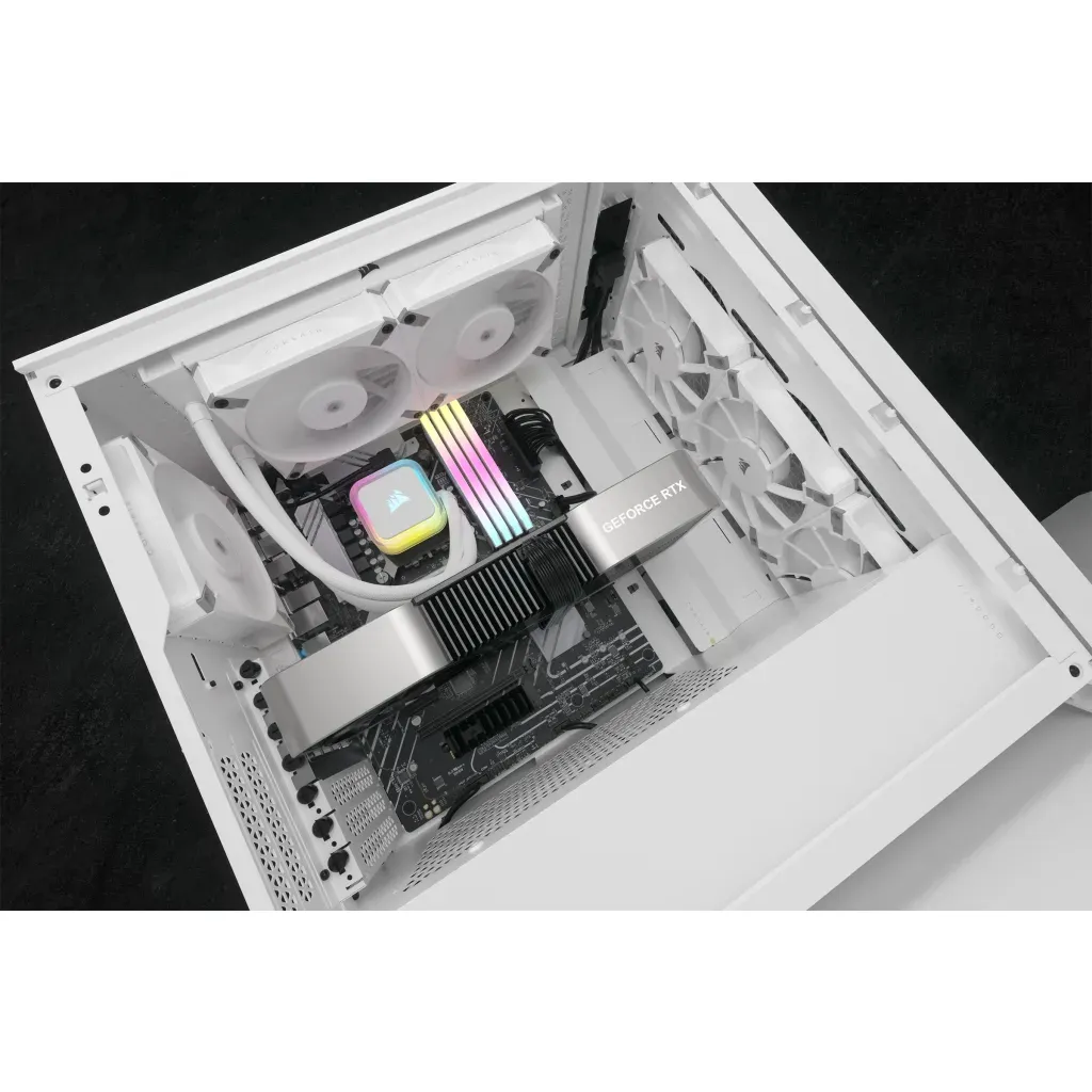 Corsair iCUE H100i Elite RGB White Liquid CPU Cooler
