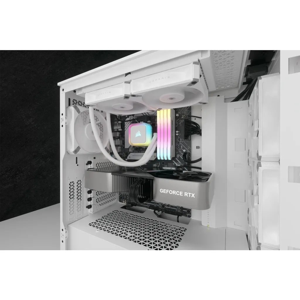 Corsair iCUE H100i Elite RGB White Liquid CPU Cooler