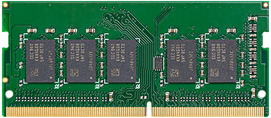 Synology DDR4 - 4GB -2666, Single memory (D4NESO-2666-4G)