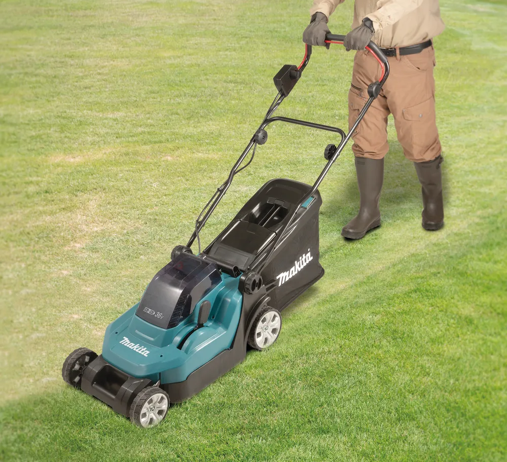 Makita LXT DLM382Z -akkuruohonleikkuri (ilman akkua)