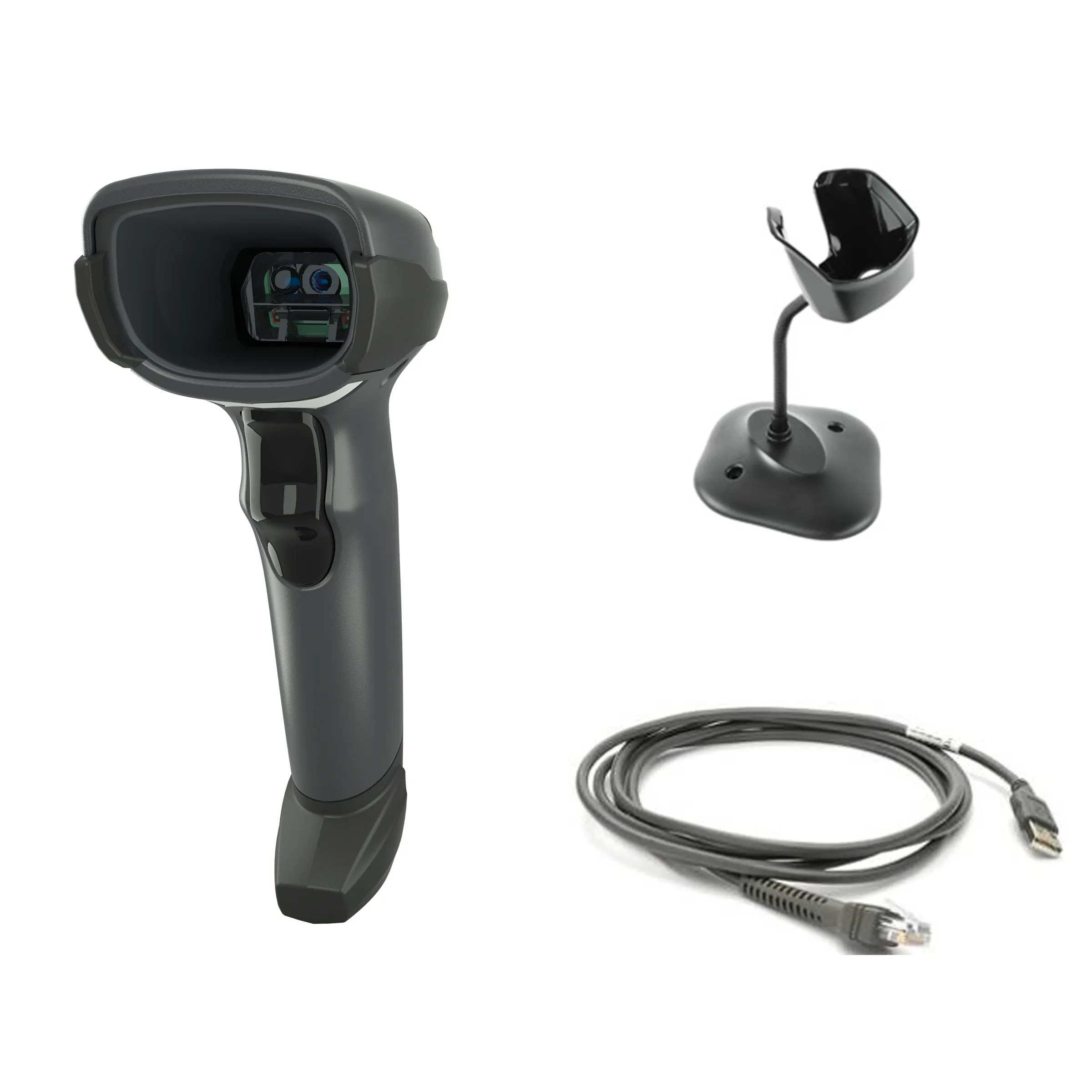Zebra DS4608-SR Handheld Scanner - USB - W. Stand