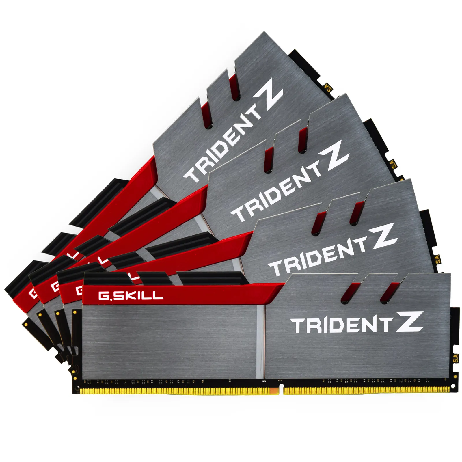 G.Skill Trident Z 64GB (4 x 16GB) DDR4 3200 MHz, CL14 - memory, Grey/Red