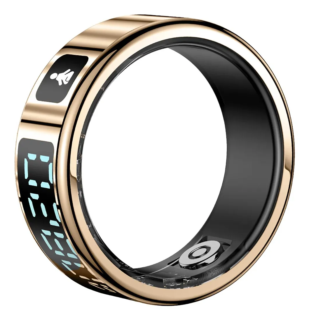 Fitring - smart ring med LCD-sk&auml;rm, XL