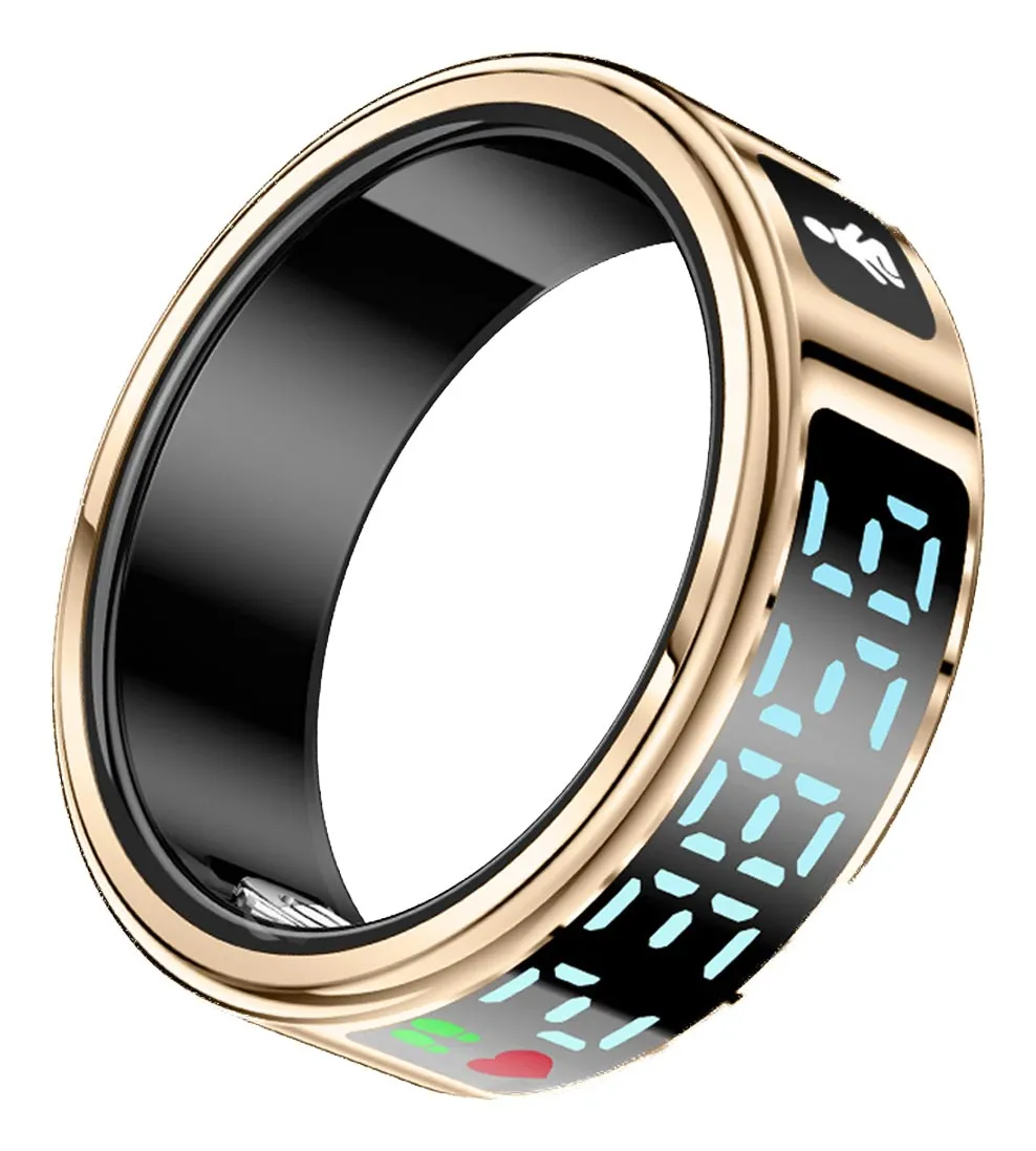 Fitring - smart ring med LCD-sk&auml;rm, XL