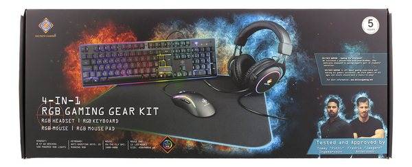 Deltaco Gaming 4-in-1 RGB Gaming Gear Kit