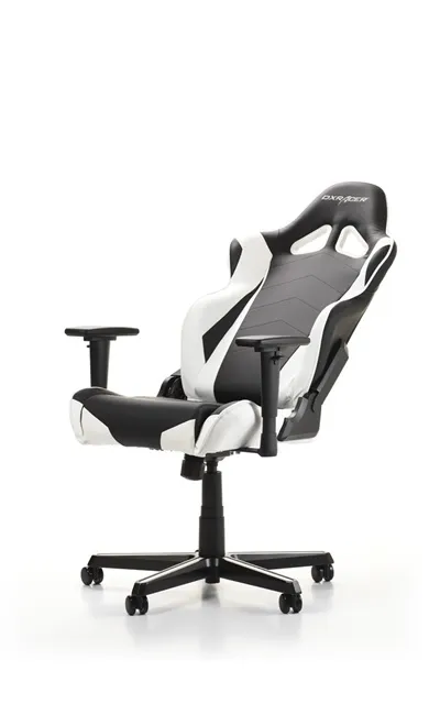 DXRacer Racing R0-NW -pelituoli, musta/valkoinen