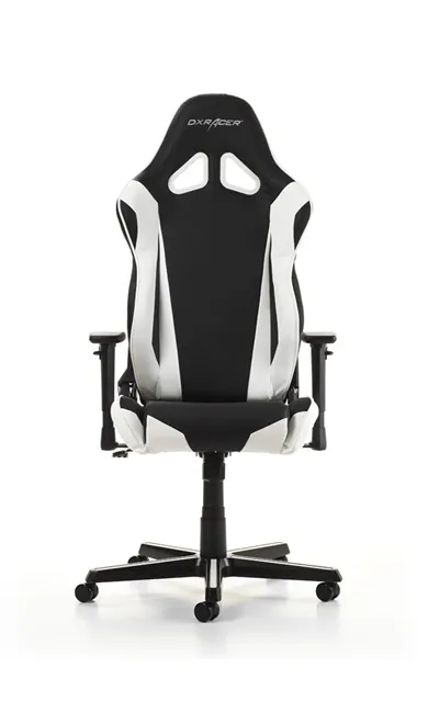 DXRacer Racing R0-NW -pelituoli, musta/valkoinen