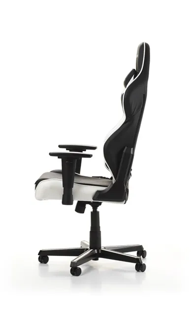 DXRacer Racing R0-NW -pelituoli, musta/valkoinen