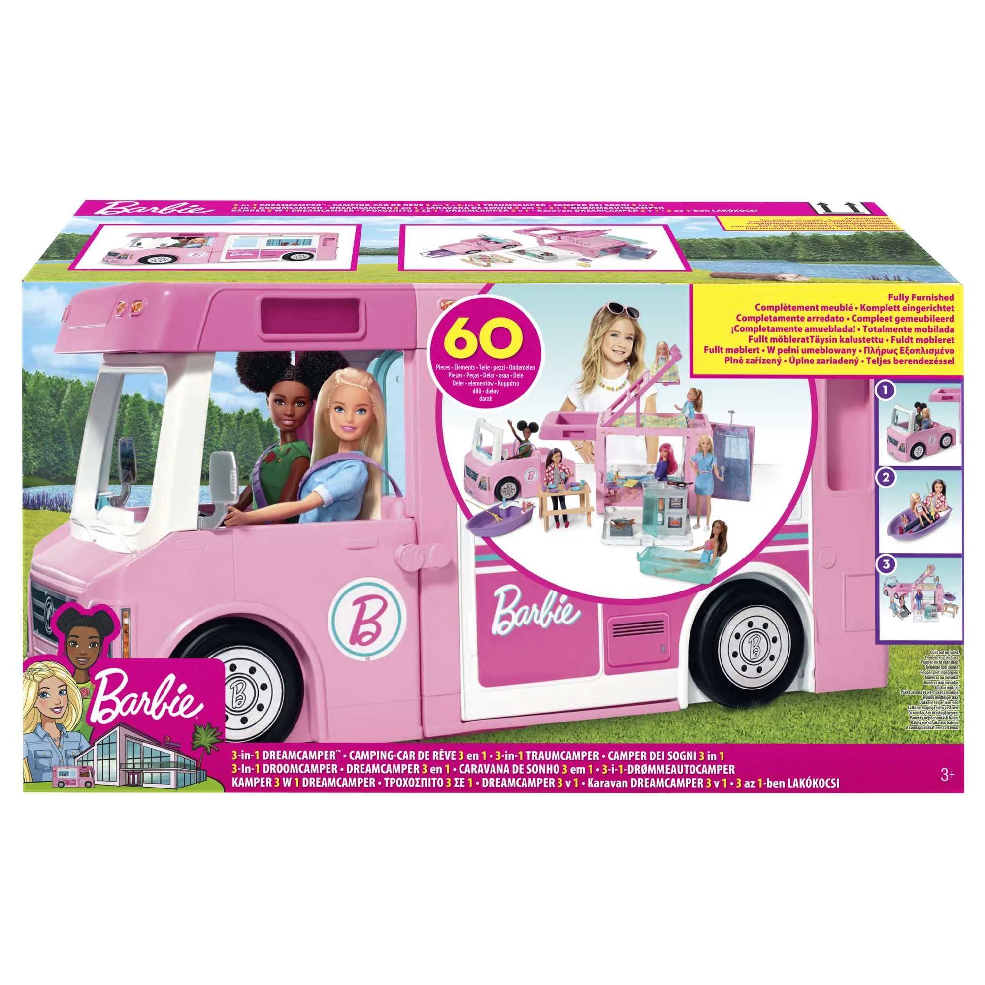 Barbie 3-in-1 Super Adventure Camper GHL93