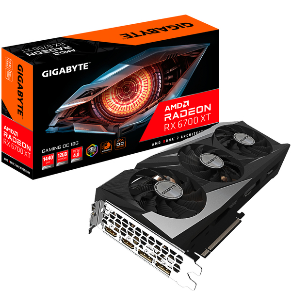 Gigabyte Radeon RX 6700 XT Gaming OC 12 GB - Grafikkort