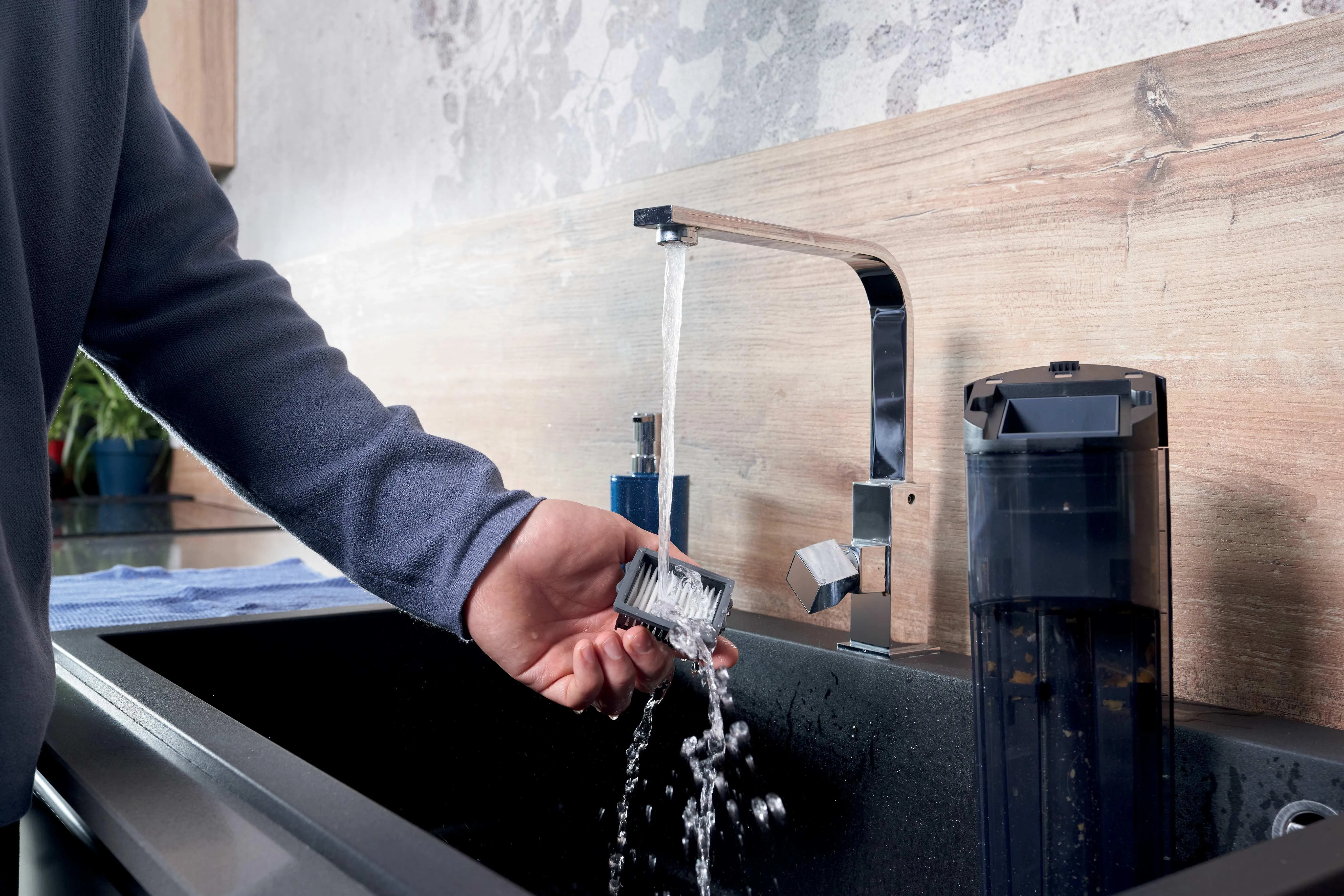 Hoover HW300 011 -m&auml;rk&auml;-kuivaimuri, j&auml;&auml;nharmaa